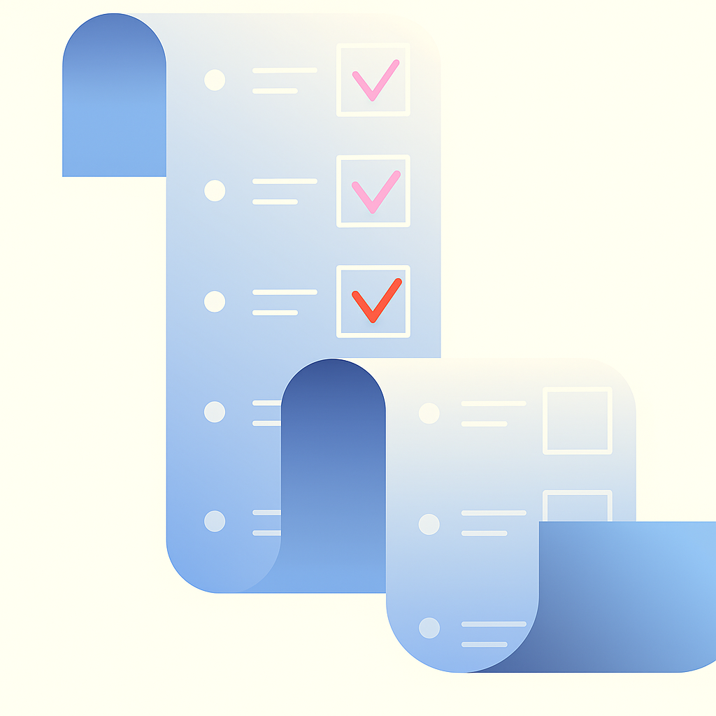Checklist of Bookkeeping Services and Accounting Services